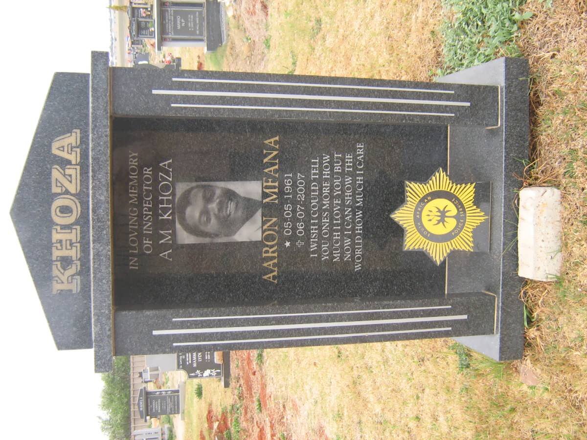 KHOZA Aaron Mfana 1961-2007