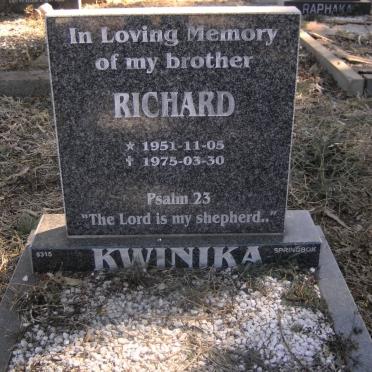 KWINIKA Richard 1951-1975