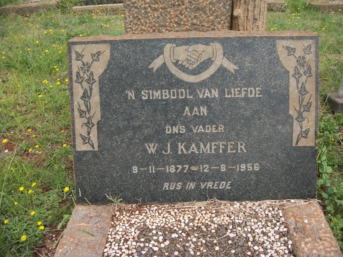 KAMFFER W.J. 1877-1956