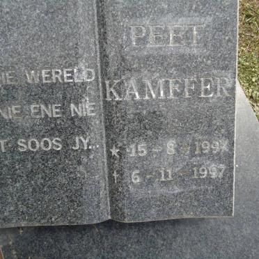 KAMFFER Peet 1997-1997