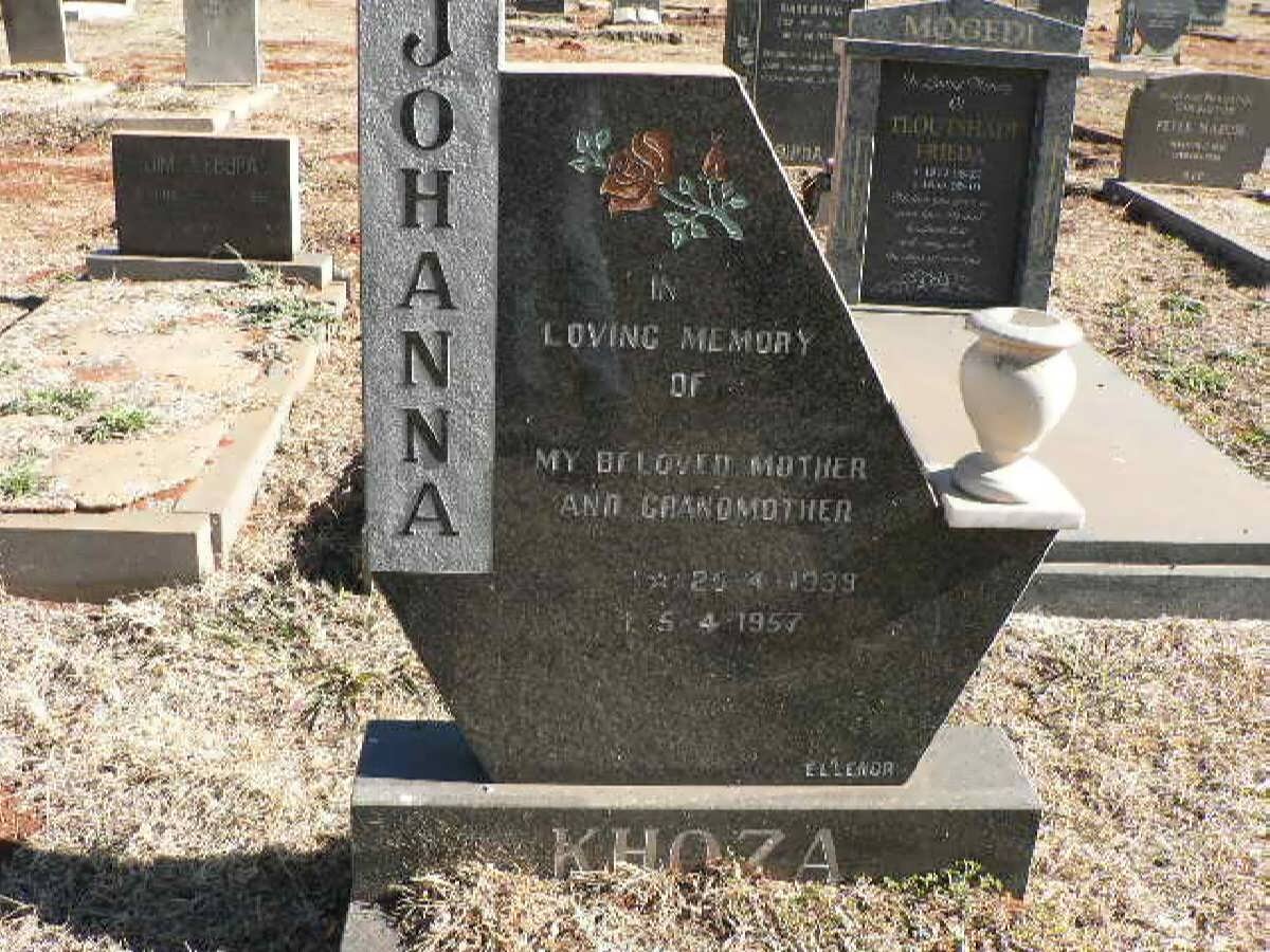 KHOZA Johanna 1939-1957
