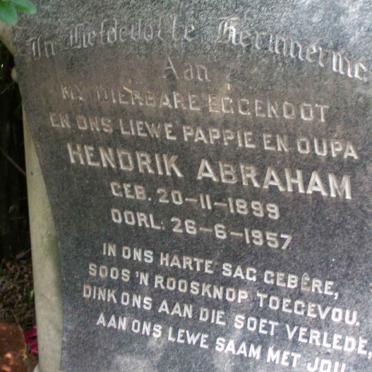 KALLMEYER Hendrik Abraham 1899-1957