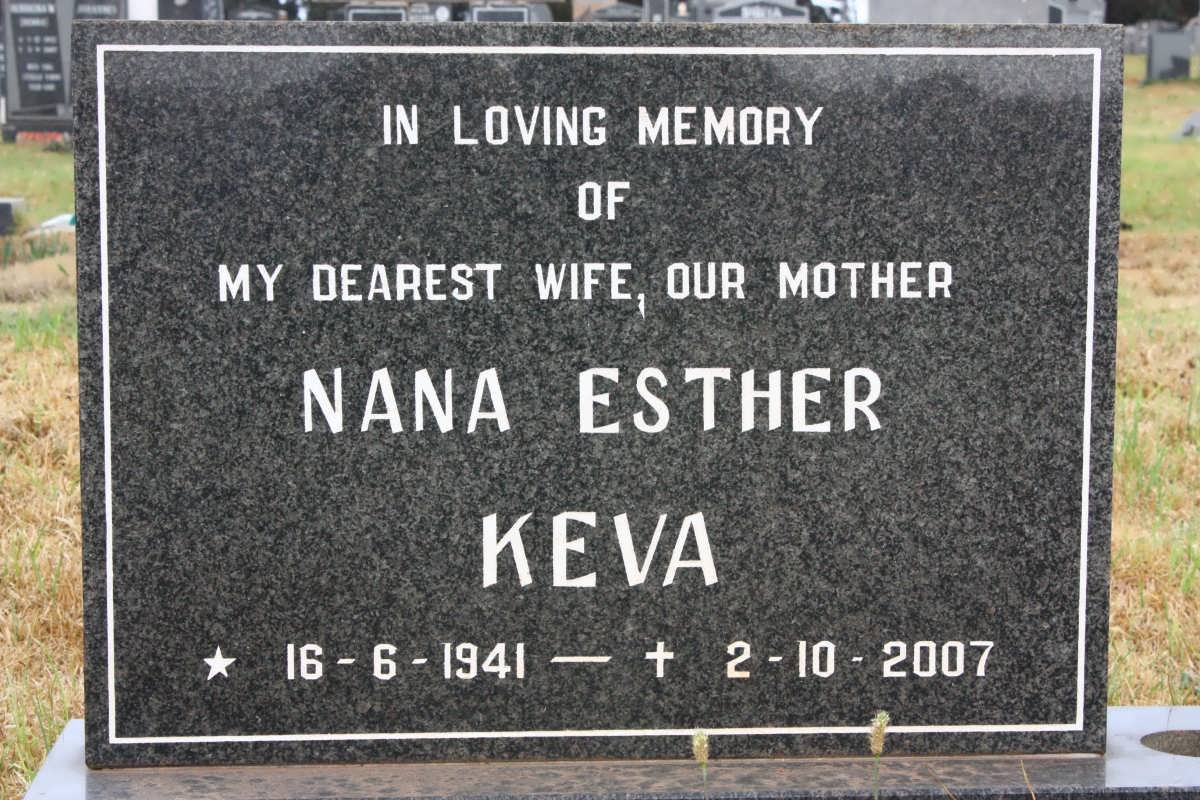KEVA Nana Esther 1941-2007