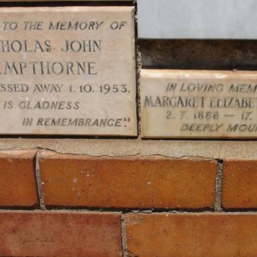 KEMPTHORNE Nicholas John -1953 :: GRIMETT Margaret Elizabeth 1888-1953