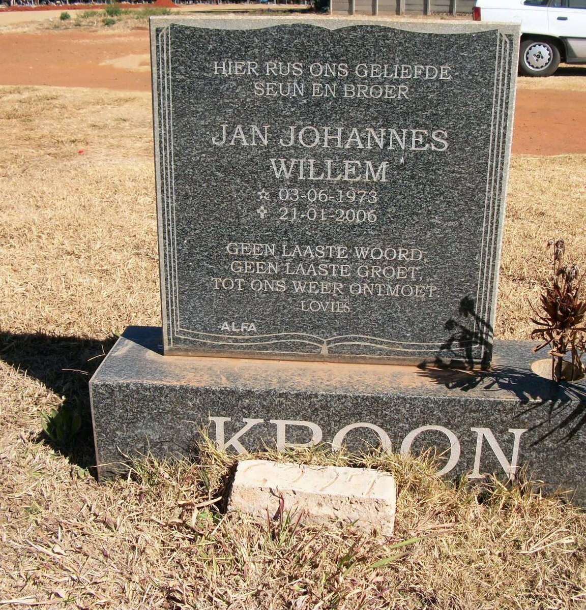 KROON Jan Johannes Willem 1973-2006