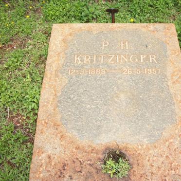 KRITZINGER P.H 1889-1957