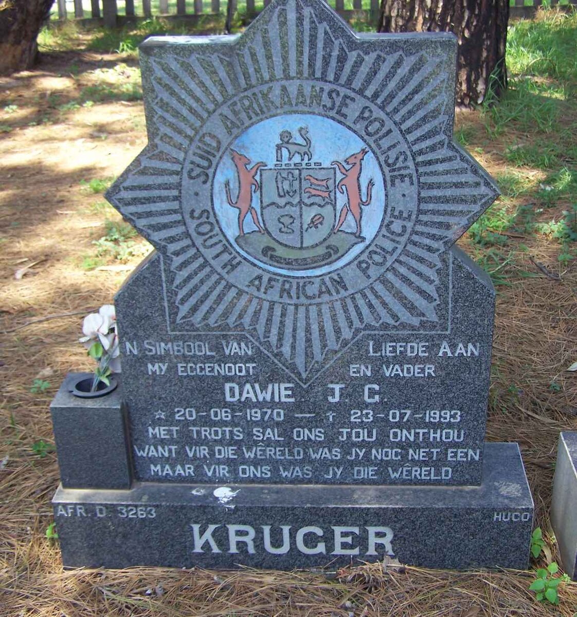 KRUGER Dawie J.G. 1970-1003