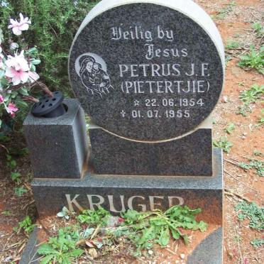 KRUGER Petrus J.F. 1954-1955