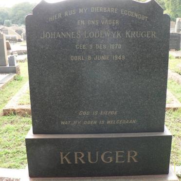 KRUGER Johannes Lodewyk 1870-1949