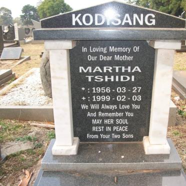 KODISANG Martha Tsidi 1956-1999