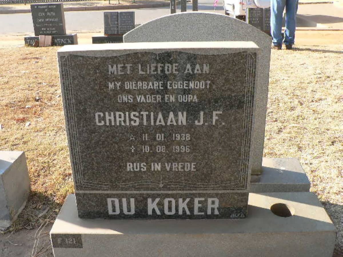 KOKER Christiaan J.F., du 1938-1996