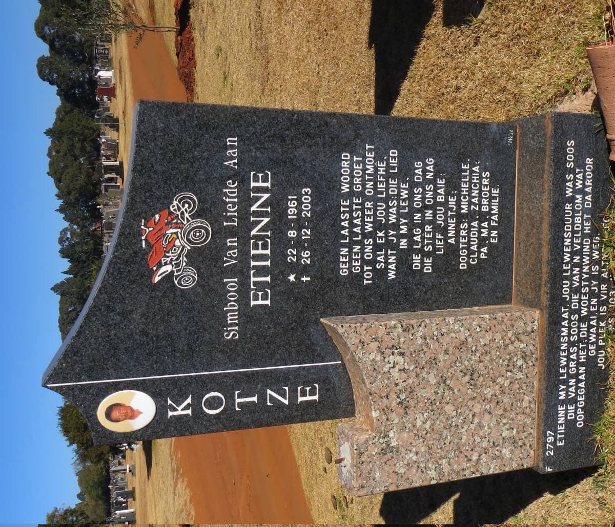 KOTZE Etienne 1961-2003