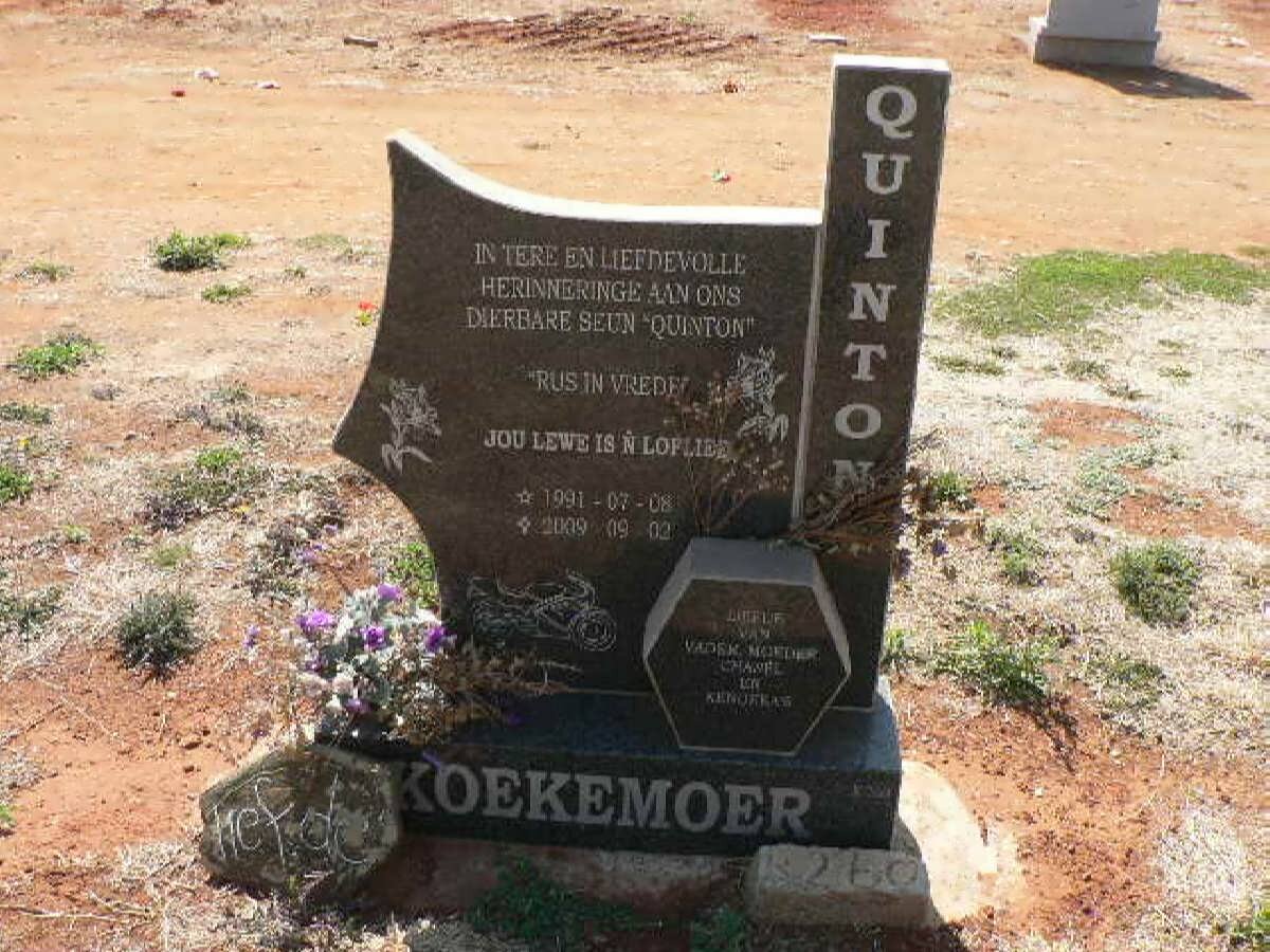 KOEKEMOER Quinton 1991-2009