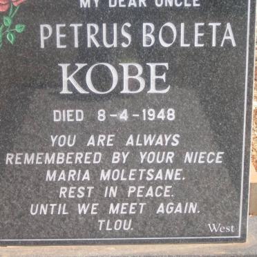KOBE Petrus Boleta -1948