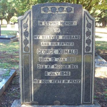 KUMALO George 1888-1945
