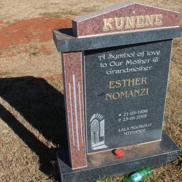 KUNENE Esther Nomanzi 1956-2005