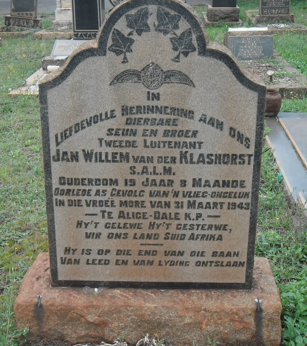 KLASHORST Jan Willem -1943