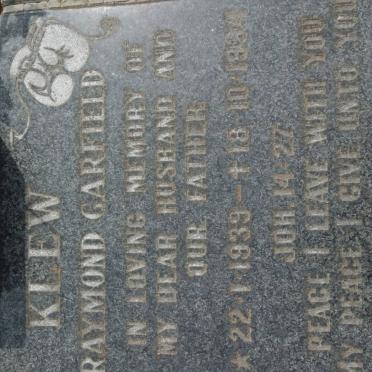 KLEW Raymond Garfield 1939-1994