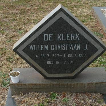 KLERK Willem Christiaan J., de 1947-1973