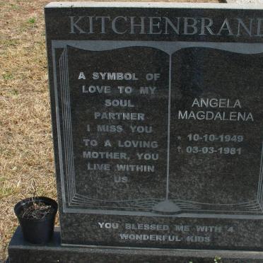 KITCHENBRAND Angela Magdalena 1949-1981