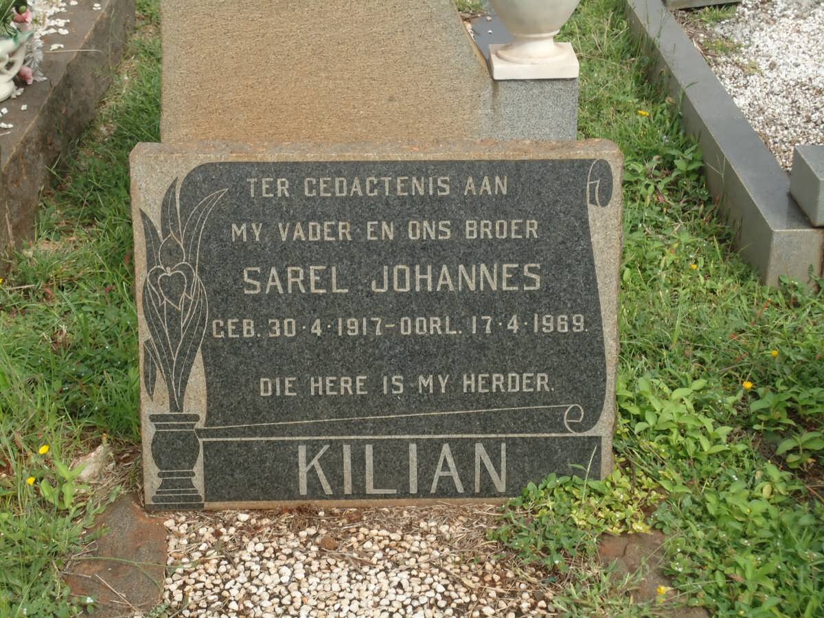 KILIAN Sarel Johannes 1917-1969