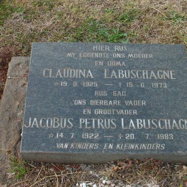LABUSCHAGNE Jacobus Petrus 1922-1983 &amp; Claudina 1925-1973