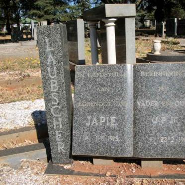 LAUBSCHER J.P.J 1915-1987