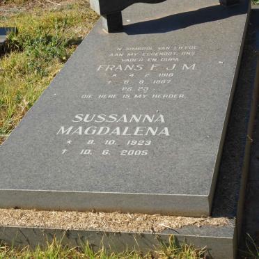 LATEGAN Frans F.J.M. 1918-1987 &amp; Sussanna Magdalena 1923-2005