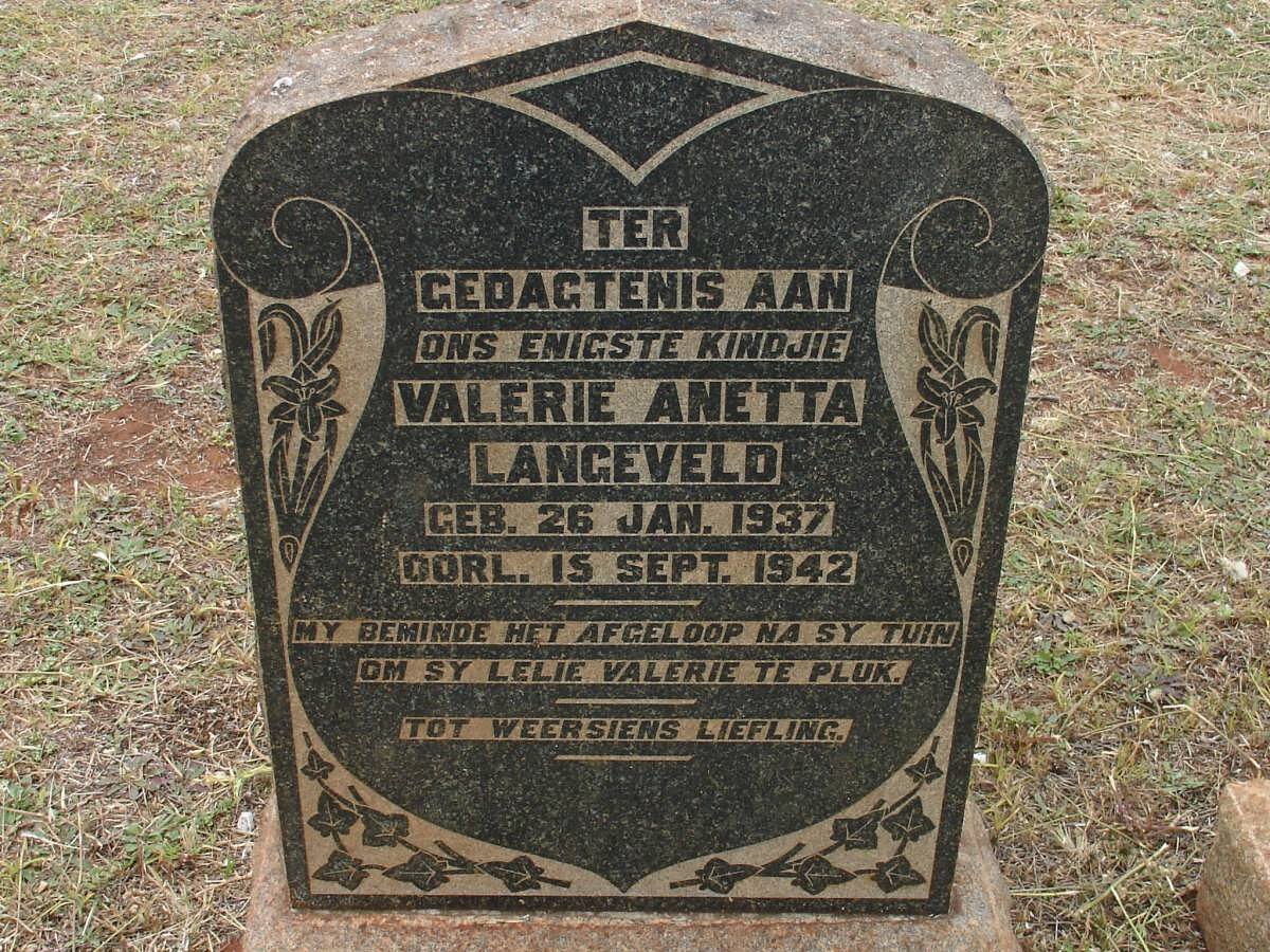 LANGEVELD Valerie Anetta 1937-1942