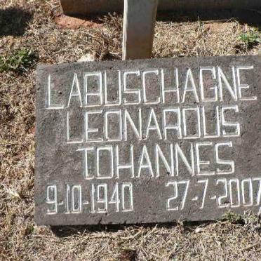 LABUSCHAGNE Leonardus Johannes 1940-2007