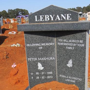 LEBYANE Peter Makhura 1986-2013