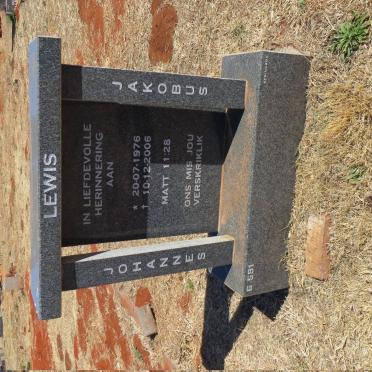 LEWIS Johannes Jakobus 1976-2006