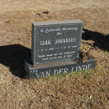 LINDE Izak Johannes, van der 1945-2004