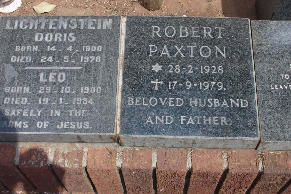 LICHTENSTEIN Leo 1900-1984 &amp; Doris 1900-1978