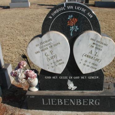 LIEBENBERG G.P. 1944-1998 &amp; A.L. 1948-2009