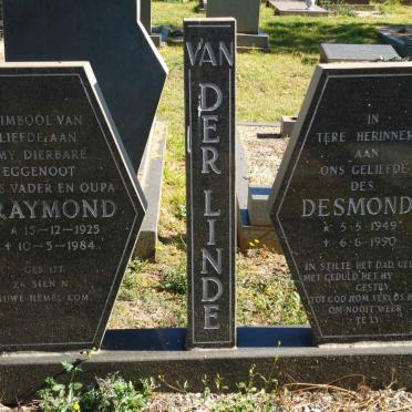 LINDE Raymond, van der 1925-1984 :: VAN DER LINDE Desmond 1949-1990