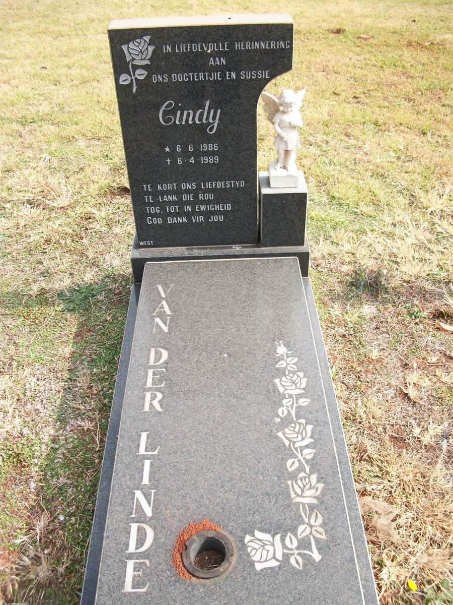 LINDE Cindy, van der 1986-1989
