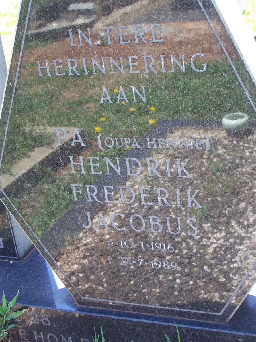 LOTTERING Hendrik Frederik Jacobus 1916-1989