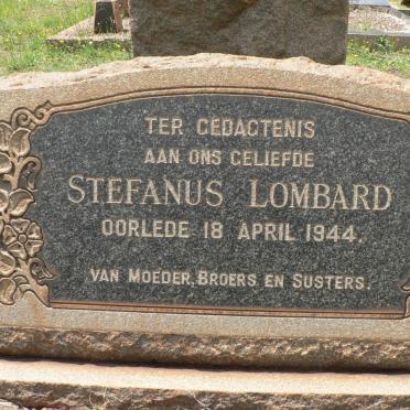 LOMBARD Stefanus -1944