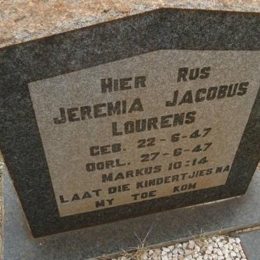 LOURENS Jeremia Jacobus 1947-1947