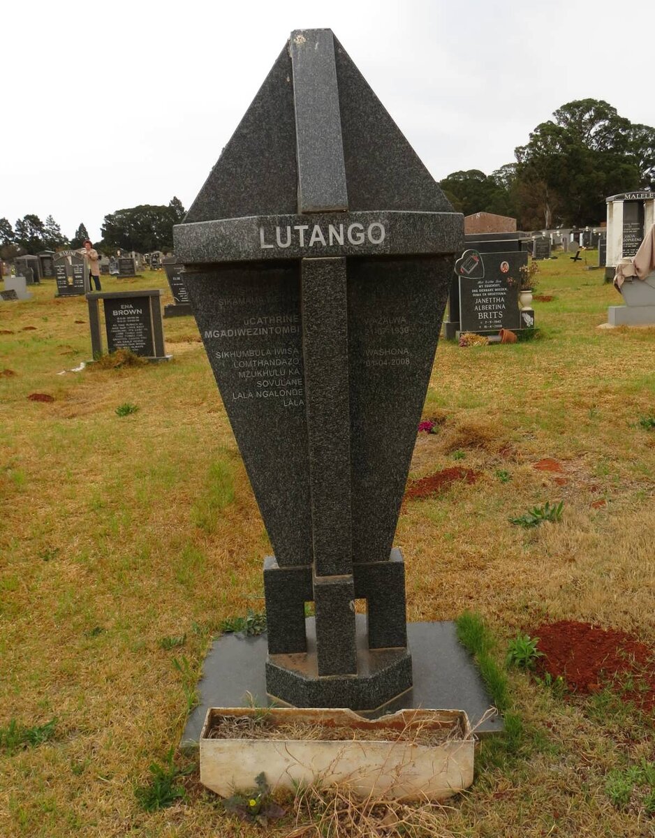 LUTANGO Mgadiwezi Ntombi 1930-2008