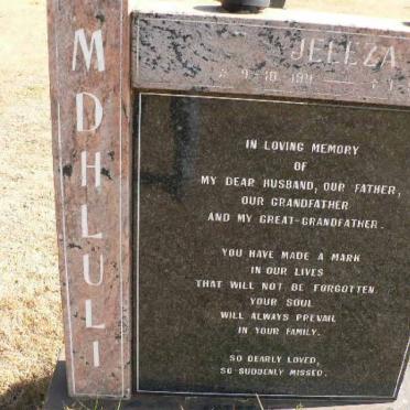 MDHLULI Jeleza 1911-2001