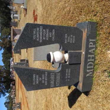 MDHAPI Margaret Nthabise 1968-2005