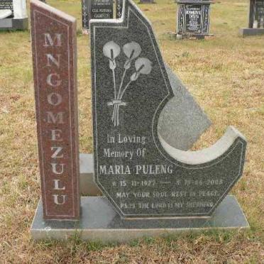 MNGOMEZULU Maria Puleng 1927-2008