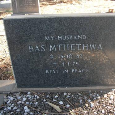 MTHETHWA Bas 1943-1975