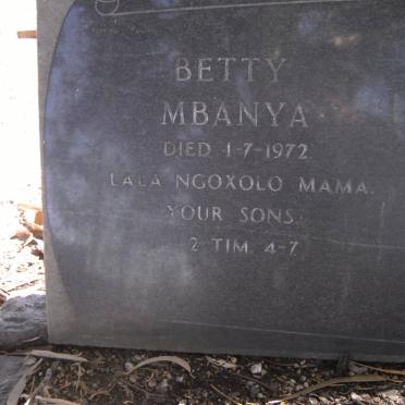 MBANYA Betty -1972