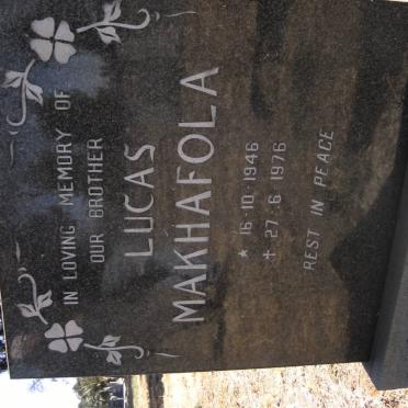 MAKHAFOLA Lucas 1946-1976