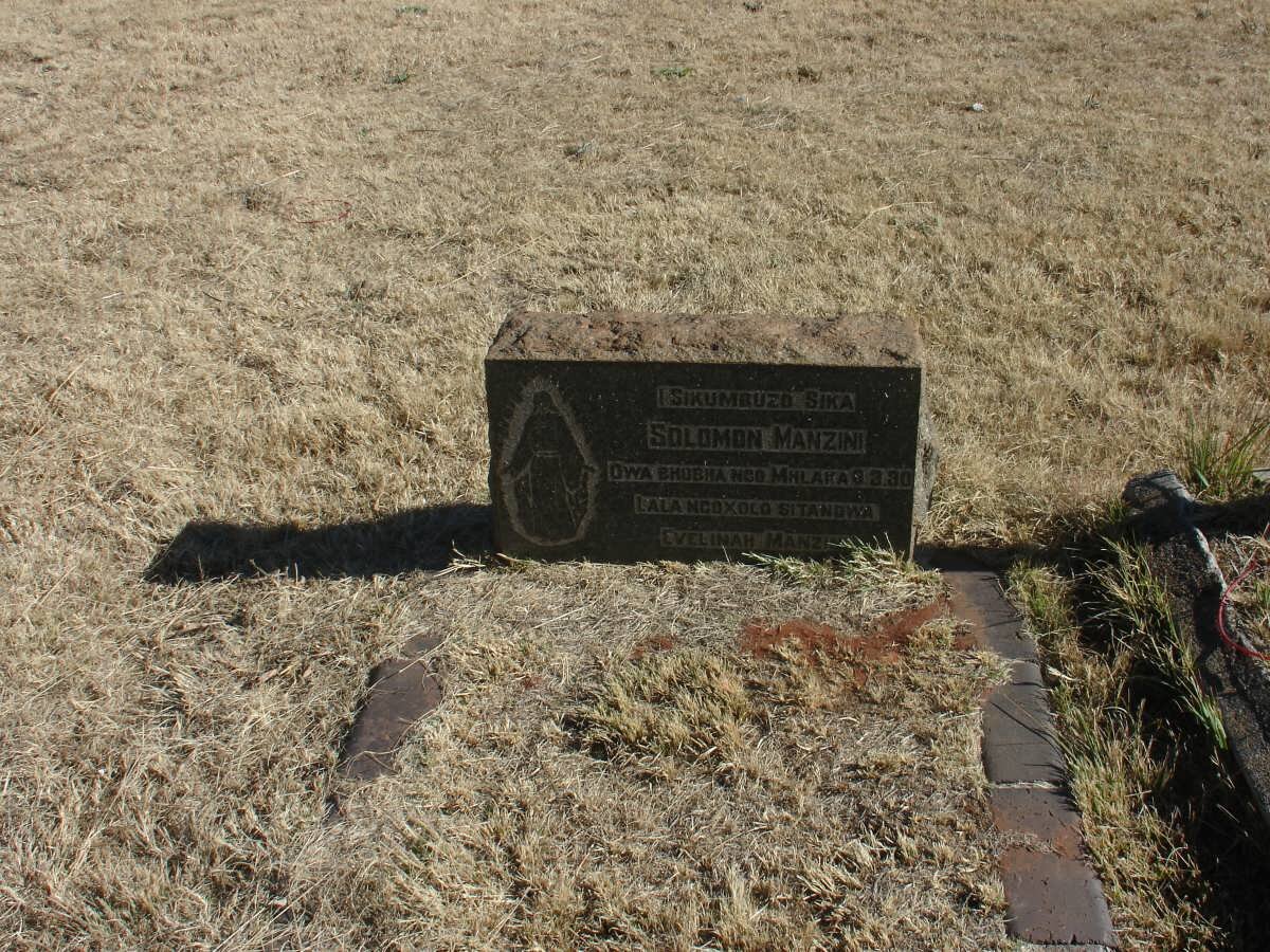 MANZINI Solomon -1930