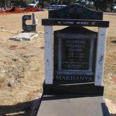 MAKHANYA Jacqueline Thembeka 1972-2008