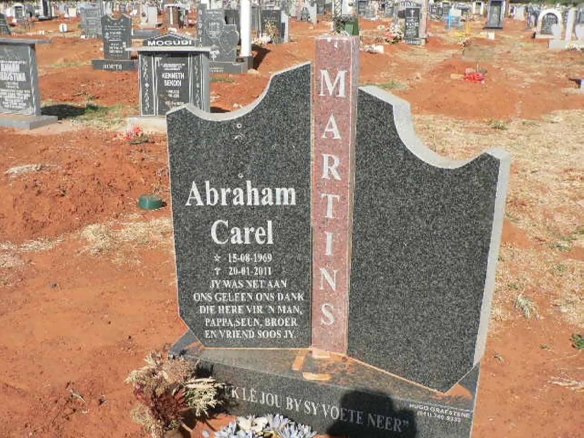 MARTINS Abraham Carel 1969-2011